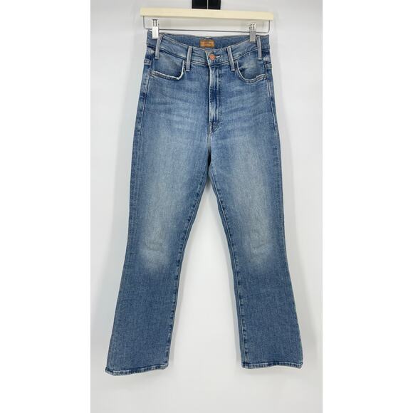 MOTHER | The Hustler Ankle Fray Jeans Scenic Route Medium Wash 26 - Picture 3 of 14